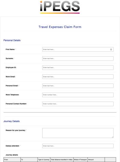 travelling expenses claim form h.p.t.r. 7