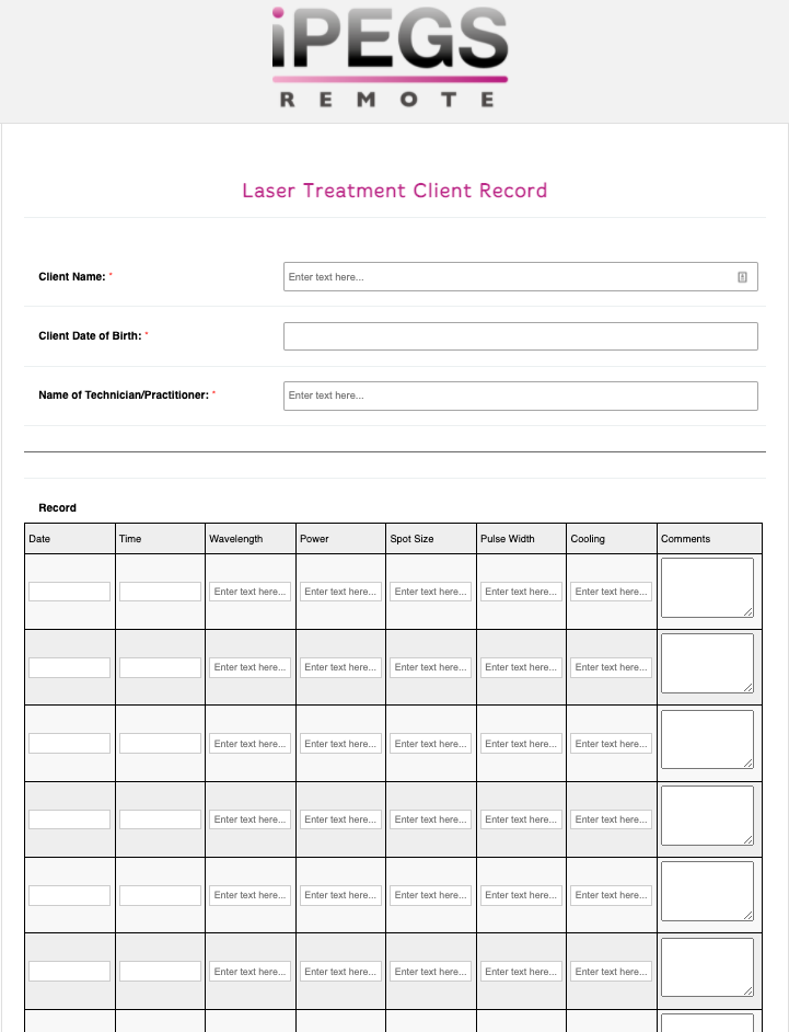 laser-treatment-record-template-go-paperless-ipegs