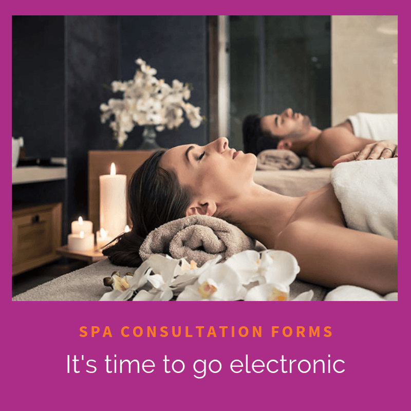 spa client consultation forms